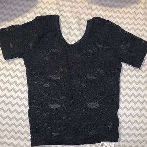 Spandex Lace Crop Top